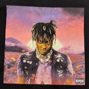 Juice WRLD Shirt Mens Medium Legends Never Die Cover Art Black Short Sleeve Tee